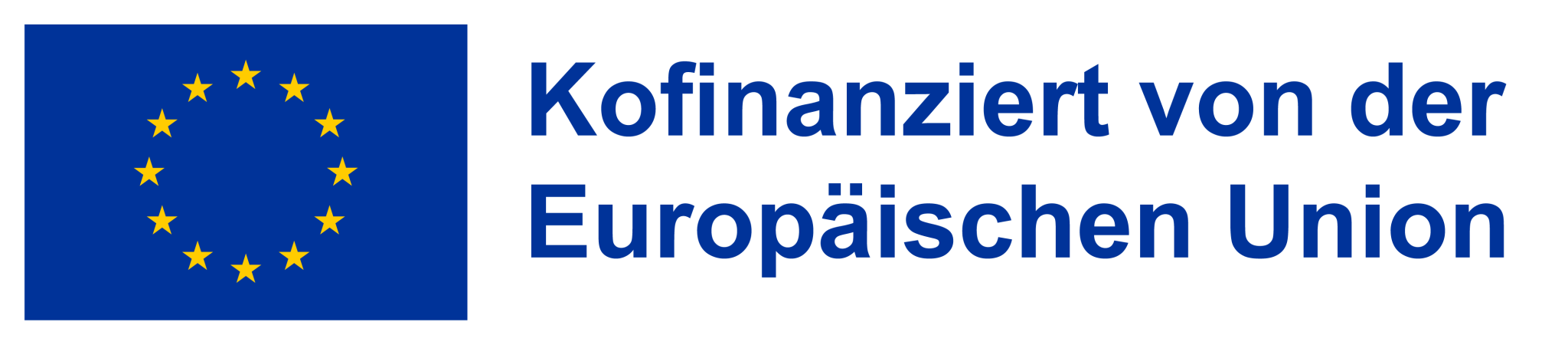 Logo mit Schriftzug Kofinanziert von der Europäischen Union