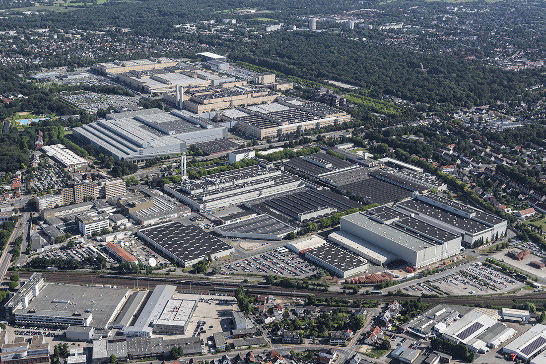 Mercedes-Benz Werk Bremen von oben