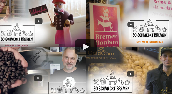 Vorschaubild der YouTube Playlist 'So schmeckt Bremen'