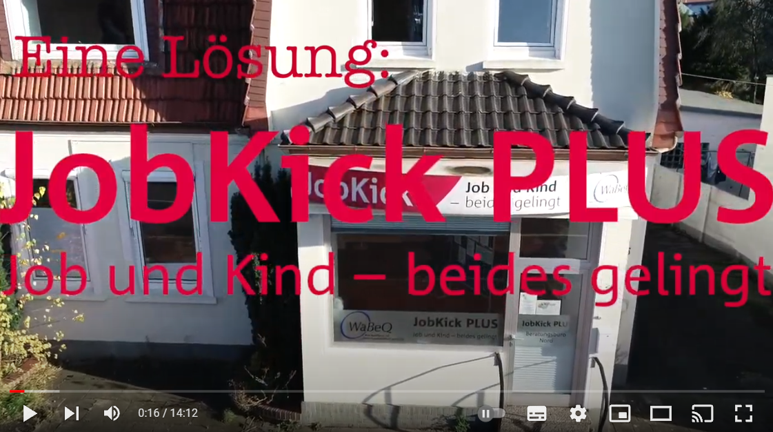 Screenshot aus dem Video: JobKickPLUS