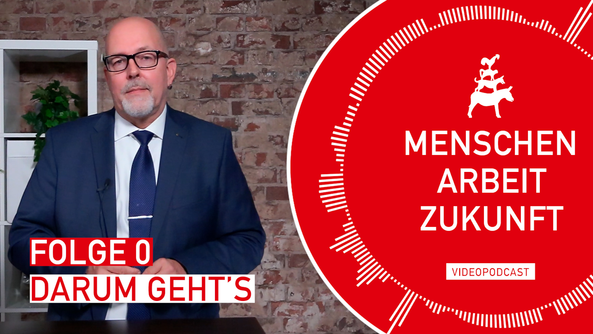 Screenshot aus Folge null des Video-Podcasts Menschen, Arbeit, Zukunft.