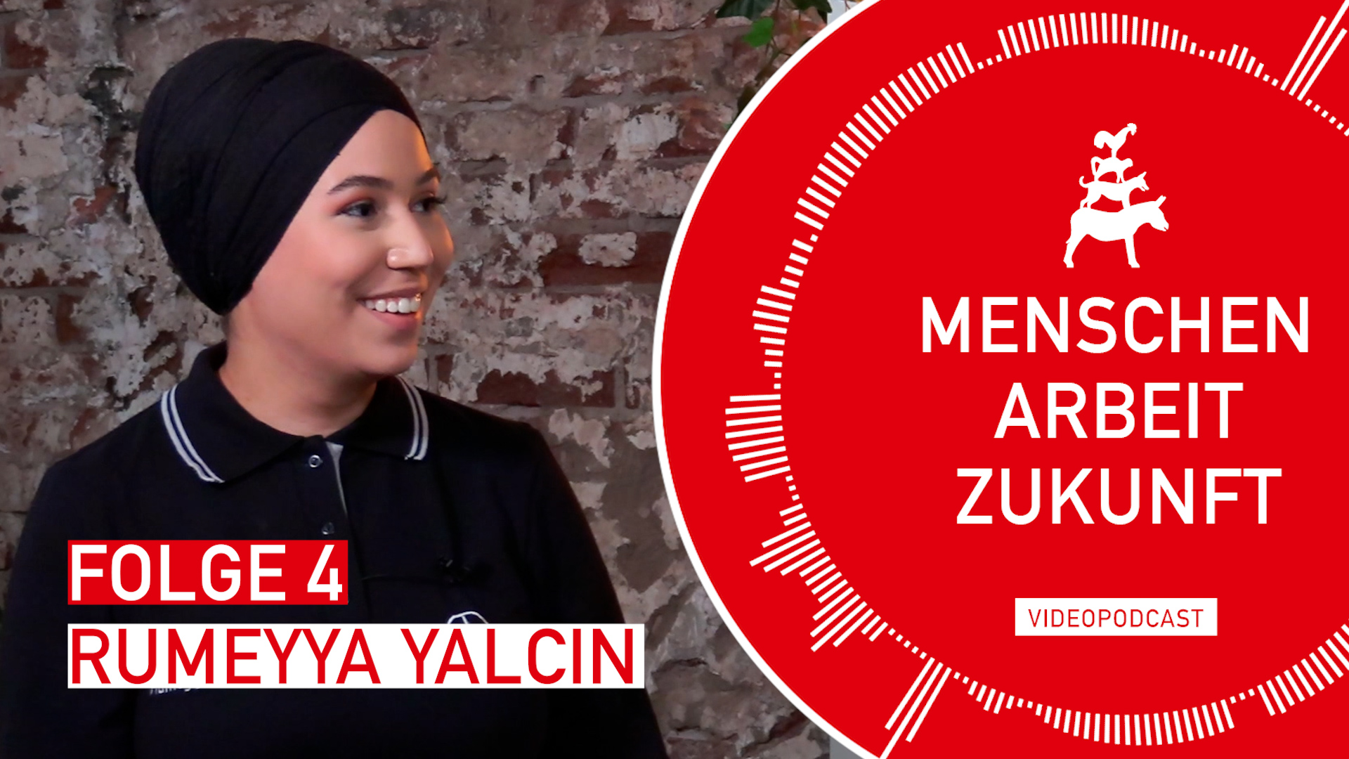 Screenshot aus der vierten Folge des Video-Podcasts Menschen, Arbeit, Zukunft.