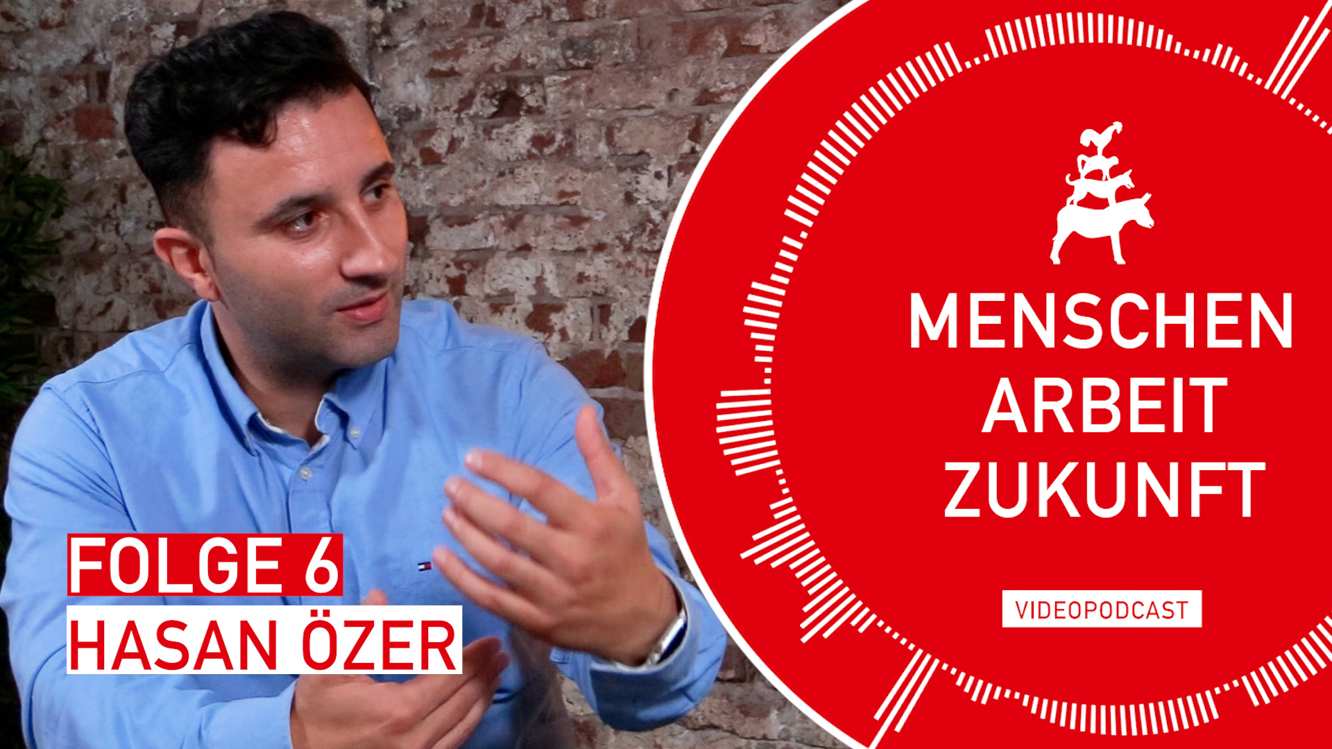 Screenshot aus der sechsten Folge des Video-Podcasts Menschen, Arbeit, Zukunft.