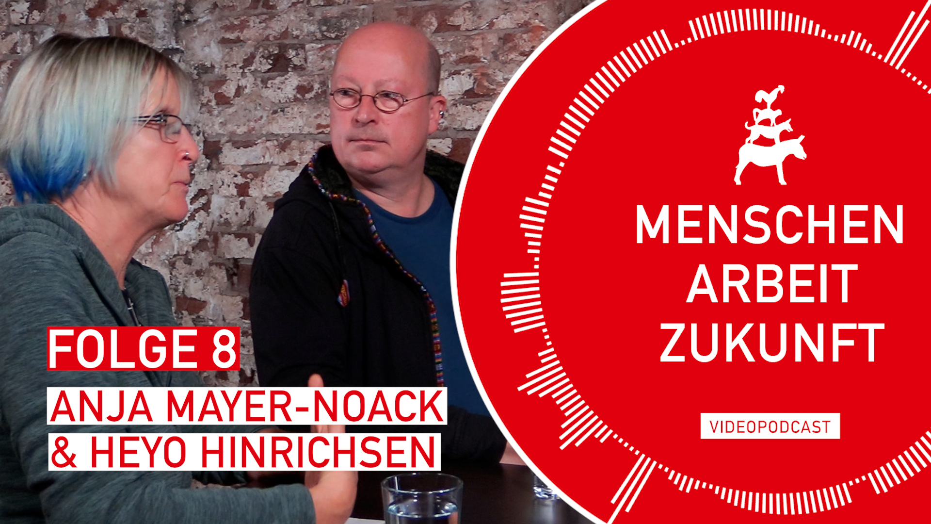Screenshot aus der achten Folge des Video-Podcasts Menschen, Arbeit, Zukunft.