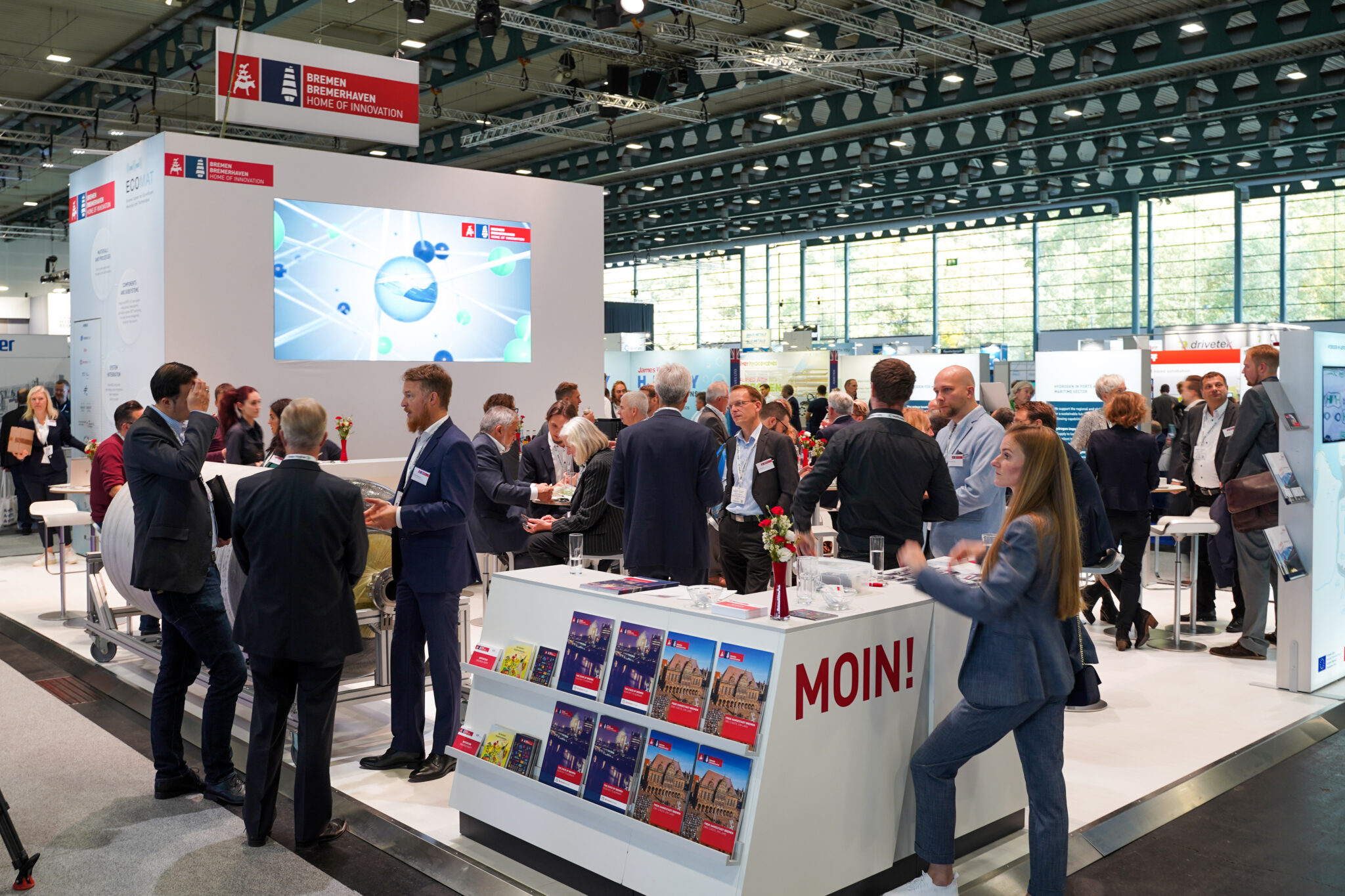 Always well attended, the Bremen stand at the fair, Image: SWAE/Raveling